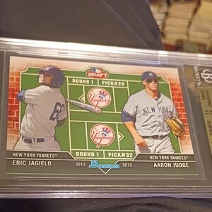 Aaron Judge Eric Jagielo 2013 Bowman Draft Beckett Graded 9.5 Gem Mint Baseball